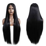 36 Inch Ombre Blonde Lace Wig off black