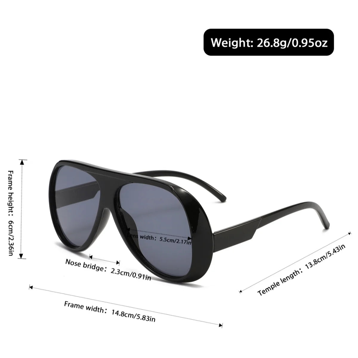 Size of 3pcs European Versatile Summer Fashionable Sunglasses