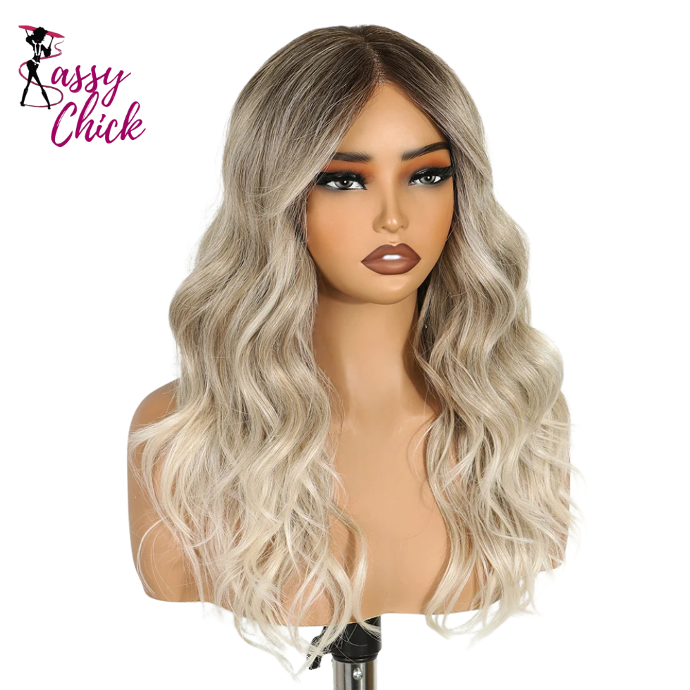 6x4 Pre-cut Lace With Bangs Synthetic Lace Front Wigs Sassy Chick Logo