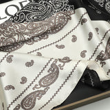 70x70cm Small Satin Square Print Scarf