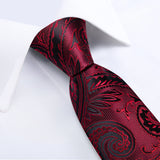 8cm Luxury Floral Striped Solid Men's Tie
