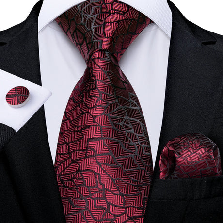 8cm Luxury Floral Striped Solid Men's Tie