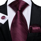 8cm Luxury Floral Striped Solid Men's Tie
