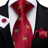 8cm Luxury Floral Striped Solid Men's Tie