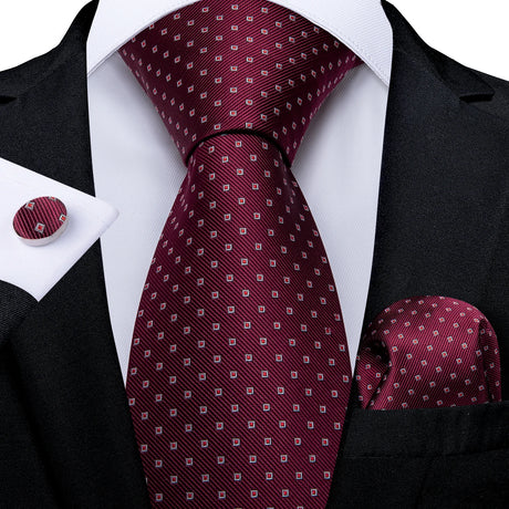 8cm Luxury Floral Striped Solid Men's Tie
