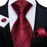 8cm Luxury Floral Striped Solid Men's Tie