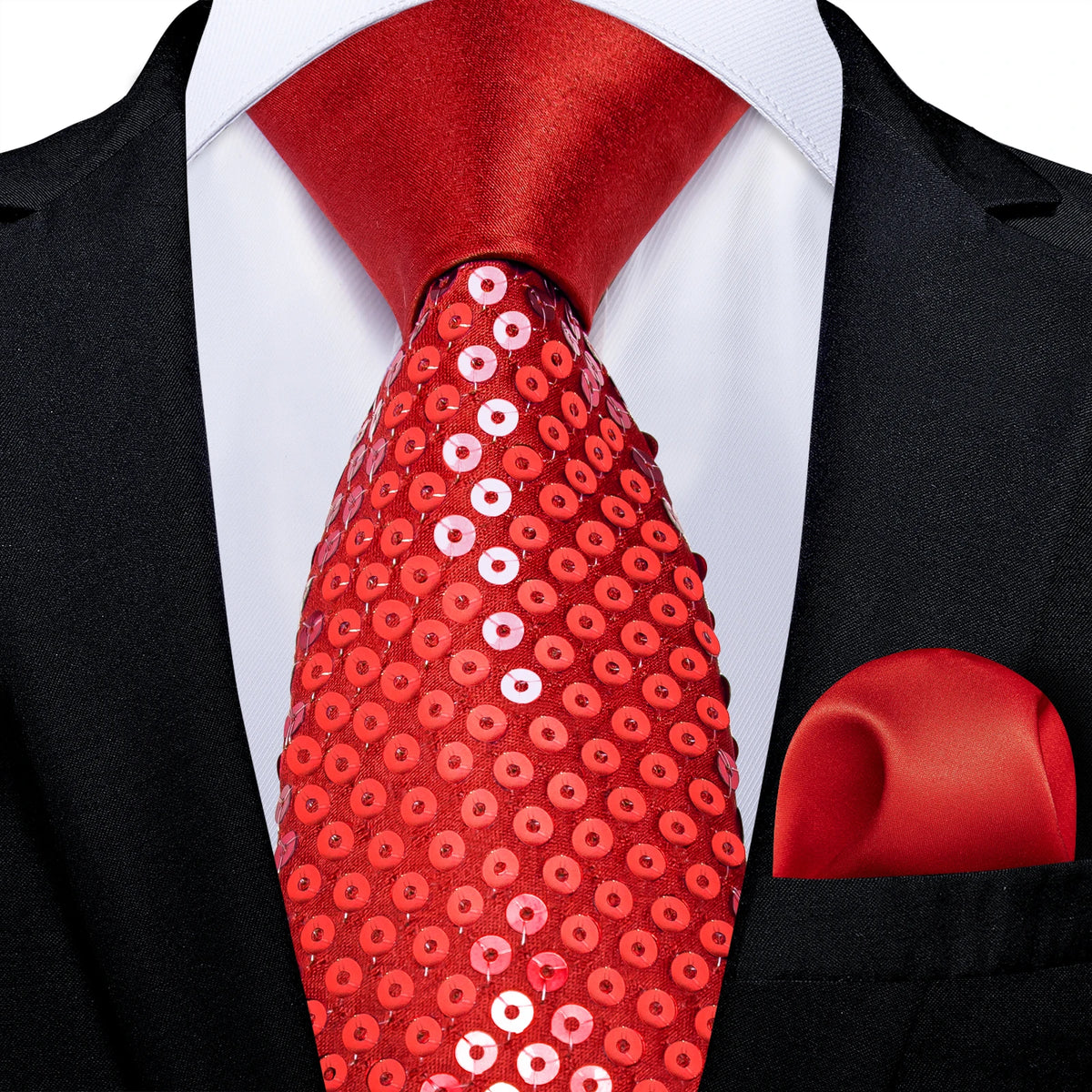 8cm Luxury Floral Striped Solid Men's Tie