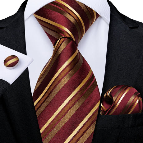8cm Luxury Floral Striped Solid Men's Tie