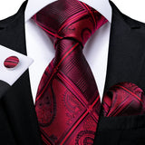 8cm Luxury Floral Striped Solid Men's Tie