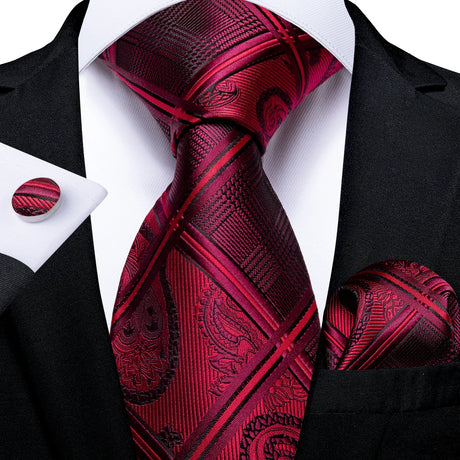 8cm Luxury Floral Striped Solid Men's Tie