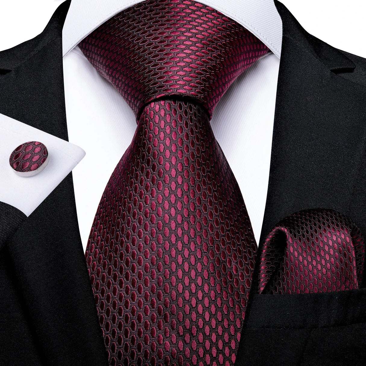 8cm Luxury Floral Striped Solid Men's Tie