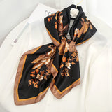 black brown floral design ladies headband