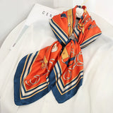 orange blue ladies headband