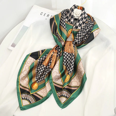 green gold design ladies headband