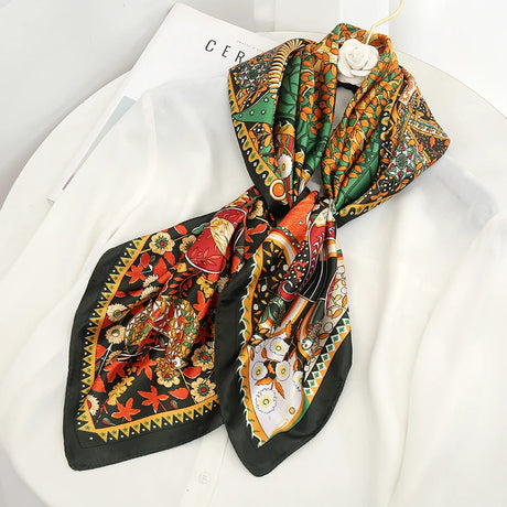 black gold floral design ladies headband