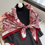 red ladies headband
