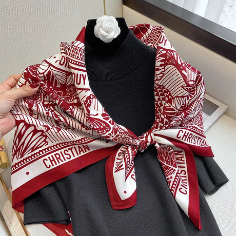 red ladies headband