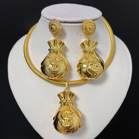 African Irregular Design Jewelry Set