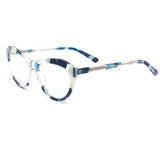 Patterned Cat Eye Optical Eyeglasses