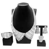 Feather Shape Jewelry Set