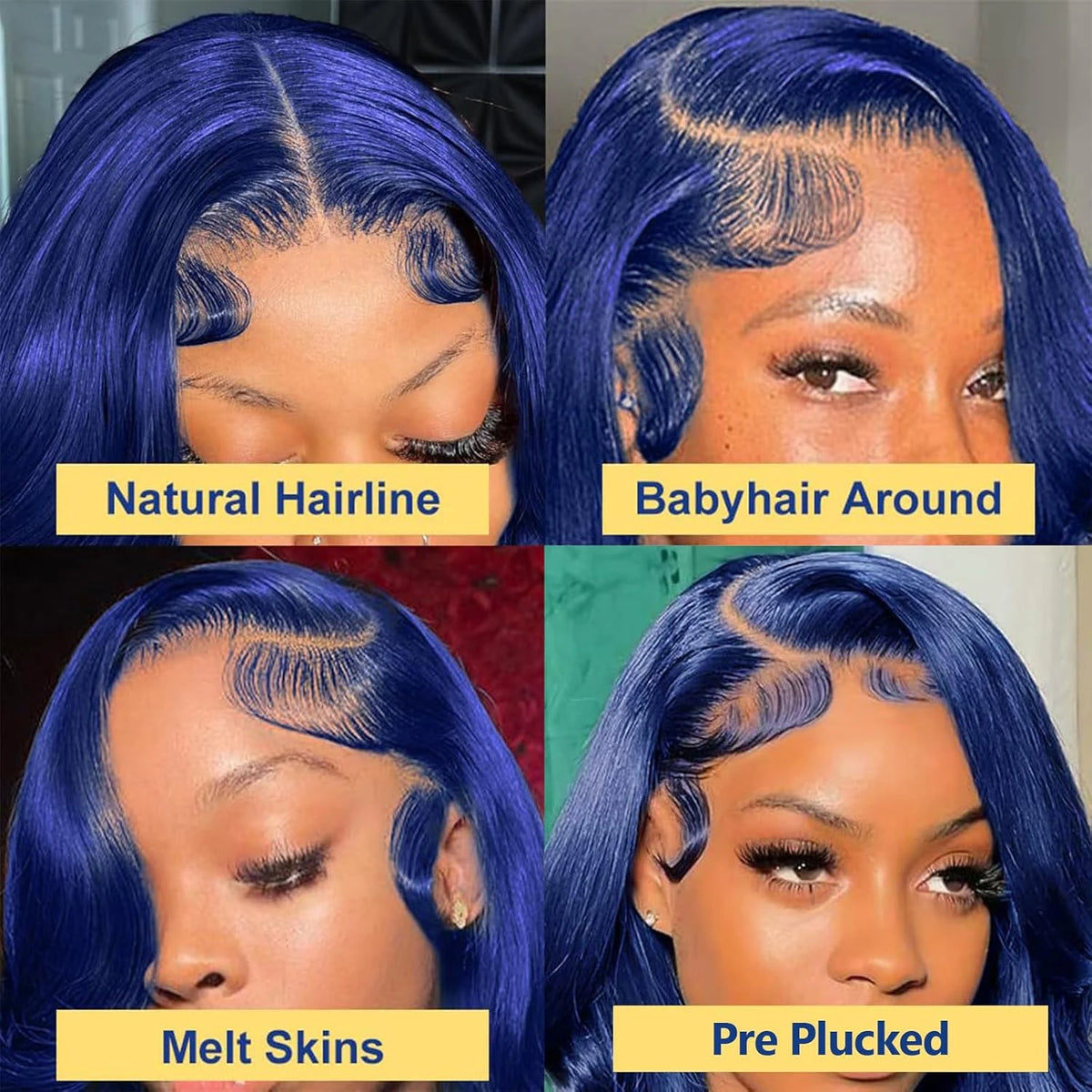 13x4 Straight HD Lace Front Human Hair Wigs