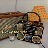Acrylic Radio Bag Box Shaped Purse
