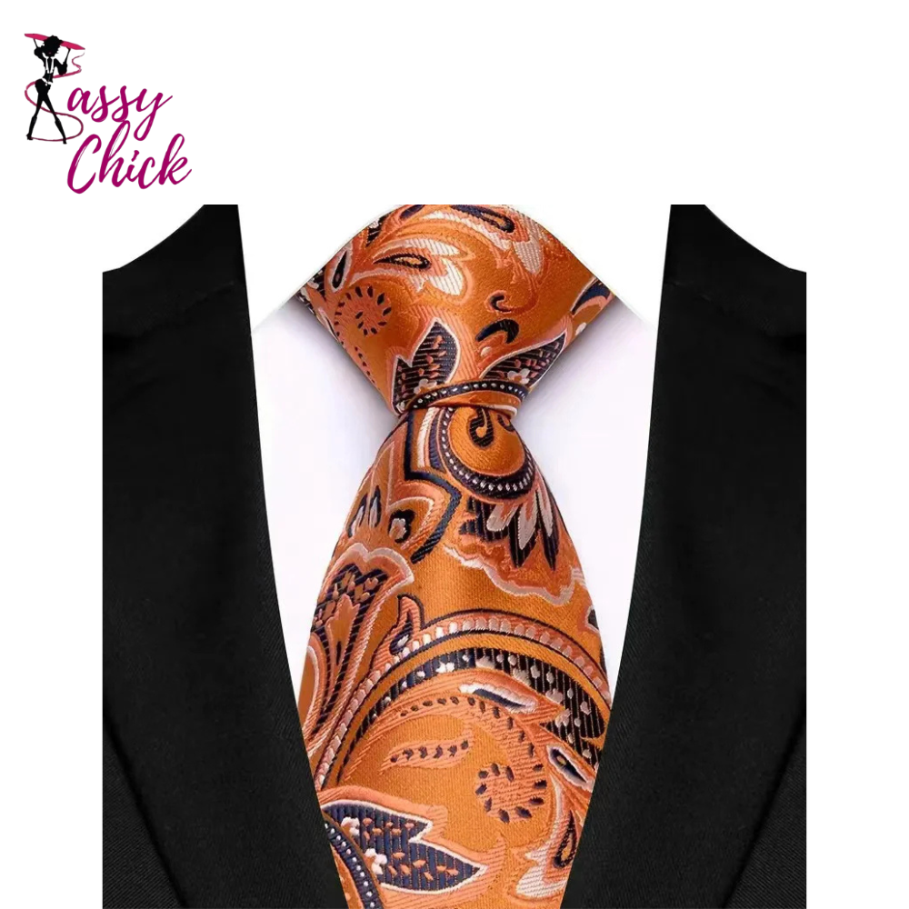 Adult Luxury Floral Party Suit Accessories Neckties Sassy Chick Logo