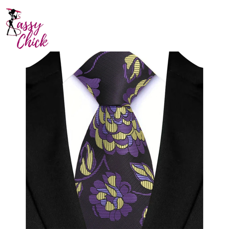 Adult Luxury Floral Party Suit Accessories Neckties Sassy Chick Logo
