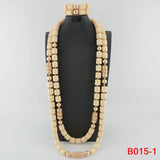 white african bead jewelry set 