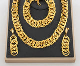 African Fashion Gold Color Jewelry Set Gold