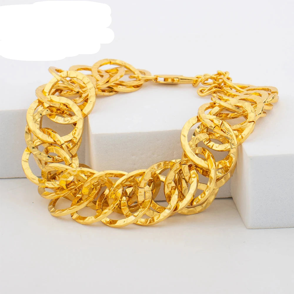 African Fashion Gold Color Bracelet