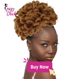 Afro Hair Buns Dreadlock Drawstring Clip-in