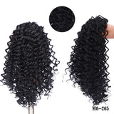 black Afro Puff Kinky Curly Ponytail Hair Extension