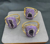 Collection of Amethyst Inlaid with Purple Gravel