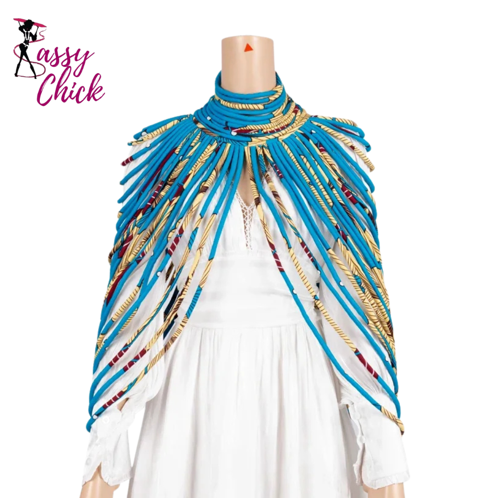 Ankara Beautiful Multi Strand Necklace Sassy Chick Logo