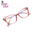 Anti-Blue Light Cat Eye Eyewear Sass Chick Logo