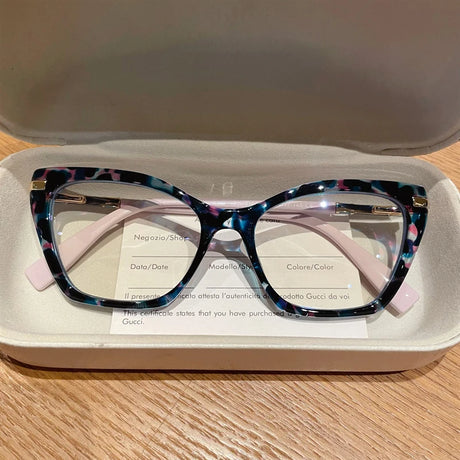 Anti-Blue Light Cat Eye Eyewear black