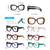 Size of Anti-Blue Light Photochromic Myopia Eyeglasses