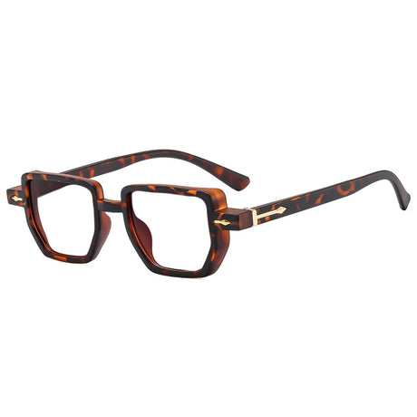 Leopard Anti-Reflective Small Frame Rivet Reading Glasses