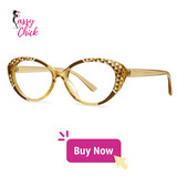 Anti-Reflective Transparent Stripe Eyewear Sassy Chick Logo