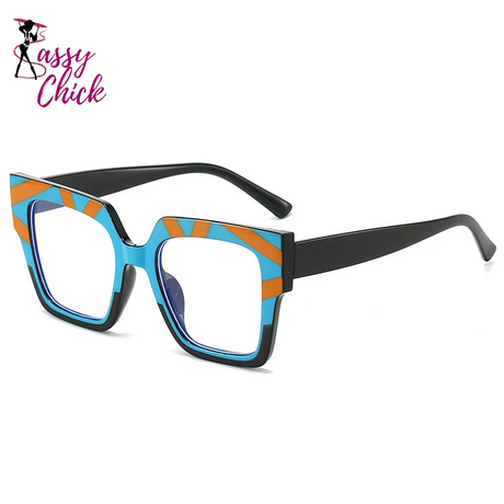 Anti-blue Bump Color Eyewear Sassy Chick Logo