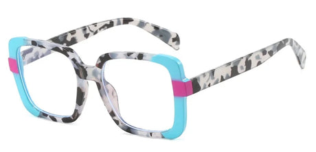 Grey Anti-blue Light Optica Square Colorful Eyeglass