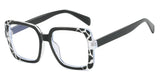 Black Anti-blue Light Optica Square Colorful Eyeglass