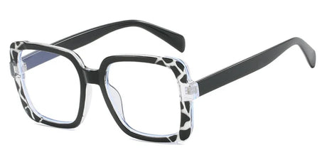 Black Anti-blue Light Optica Square Colorful Eyeglass