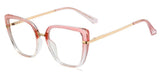 Anti Blue Cat Eye Women Eyewear transparent 