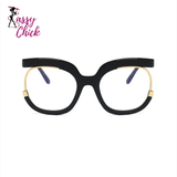 Anti Blue Light Vision Distance Computer Eyeglasses Sassy Chick Logo