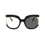 Black Anti Blue Light Vision Distance Computer Eyeglasses