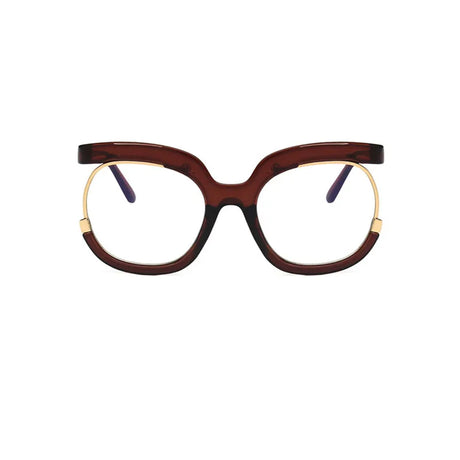 Brown Anti Blue Light Vision Distance Computer Eyeglasses