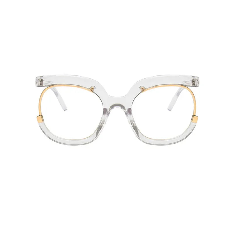 White Anti Blue Light Vision Distance Computer Eyeglasses