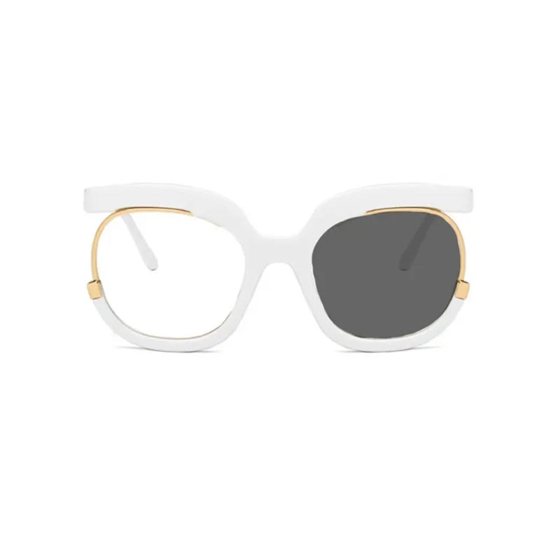White Anti Blue Light Vision Distance Computer Eyeglasses